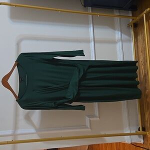 Talbots Emerald Green Dress sz L